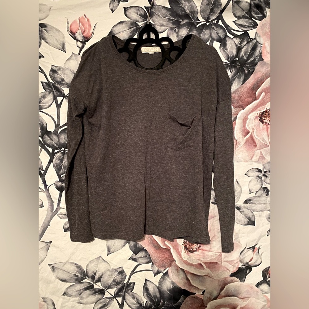 Basic Gray Long Sleeve